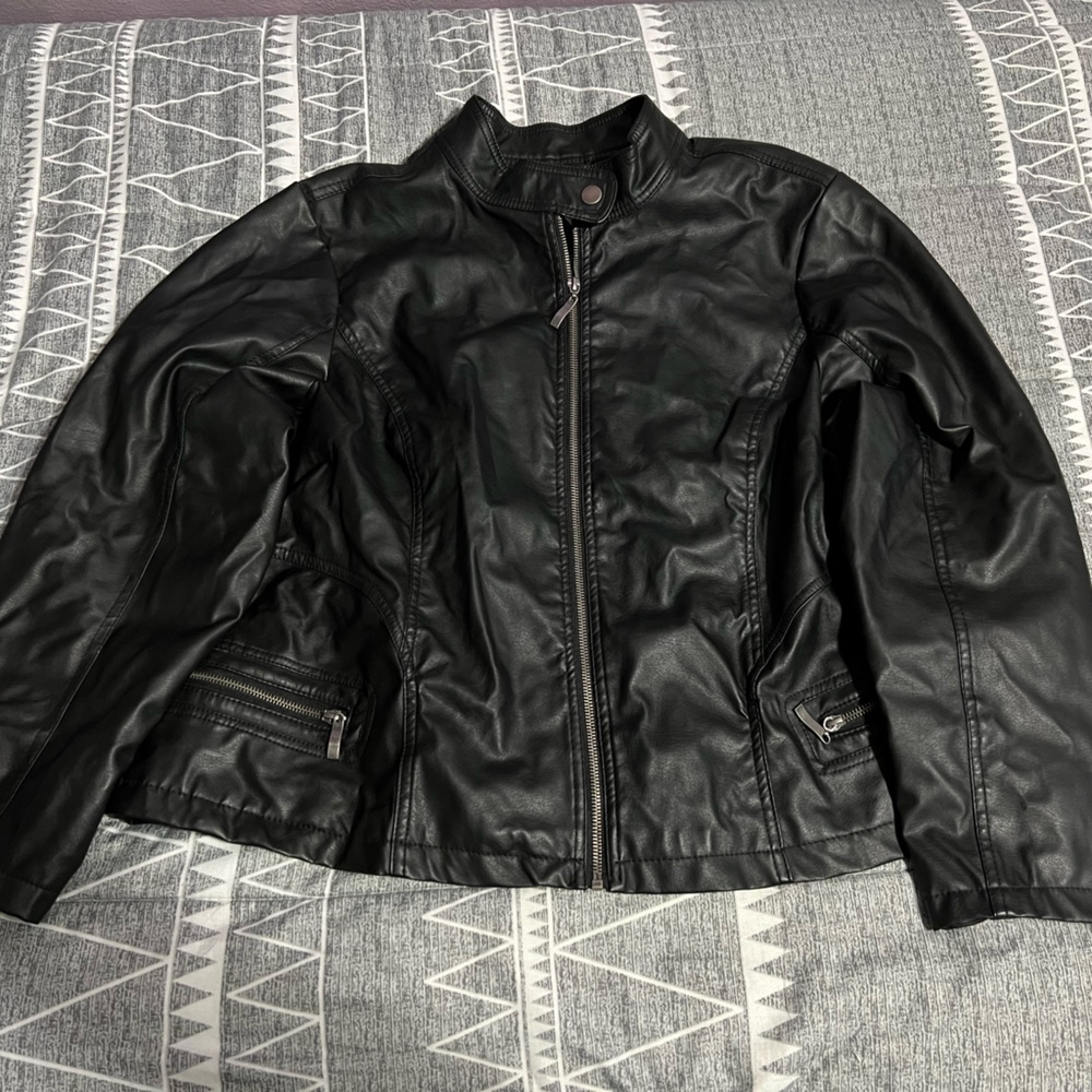 Leather jacket